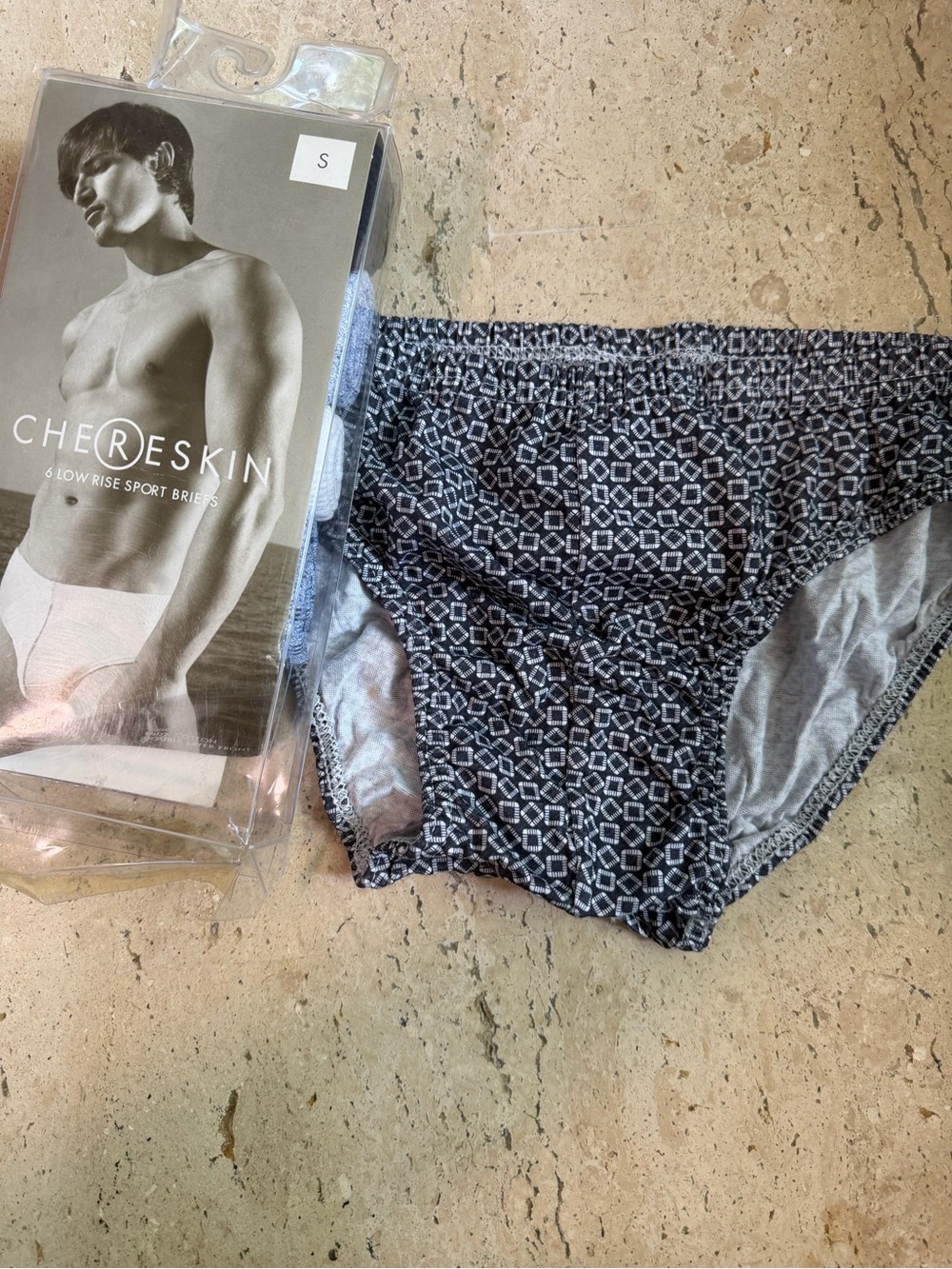 Ron Chereskin Vintage 1990’s Low Rise Sport Briefs. New, Old Stock Cotton Small